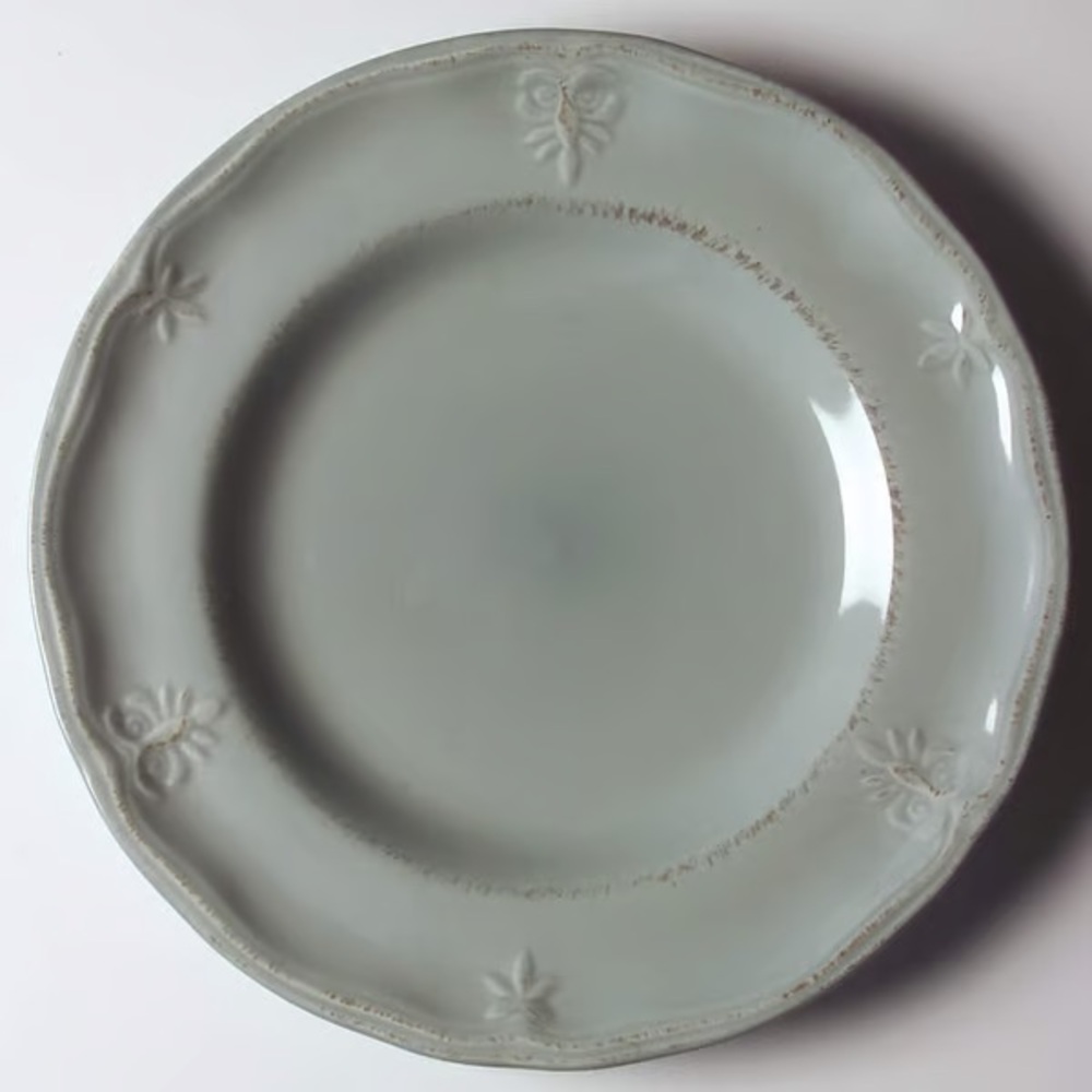 Jeff Banks Churchill Country Craft Sandstone Diner Plate   11.5”Sage